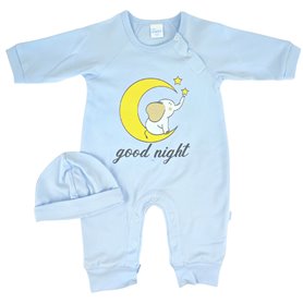 Bebecrece Pijama - Algodon Pima - Good Night Celeste RN