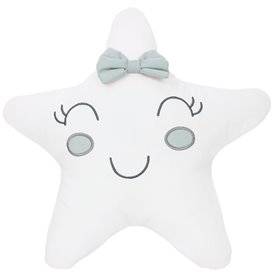 Cojin - Estrella Elegante V2 - Blanco - Verde