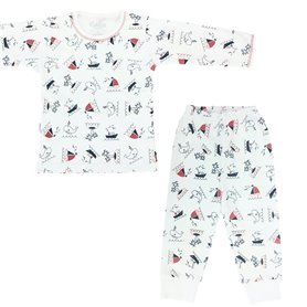 Pijama Bebe Niño - Algodon - Ballena y la Isla