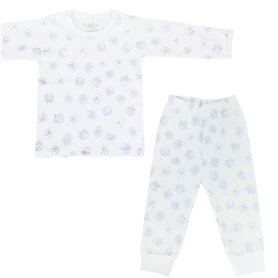 Pijama Bebe Niña - Algodon - Flores V