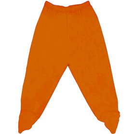 Pantalon con pie - 100% algodón - Naranjado