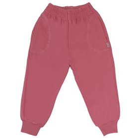 Pantalon Bebé Jogger - French Terry - Palo Rosa