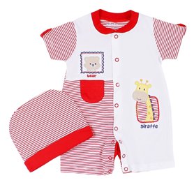 Bebecrece King Blanco Rojo