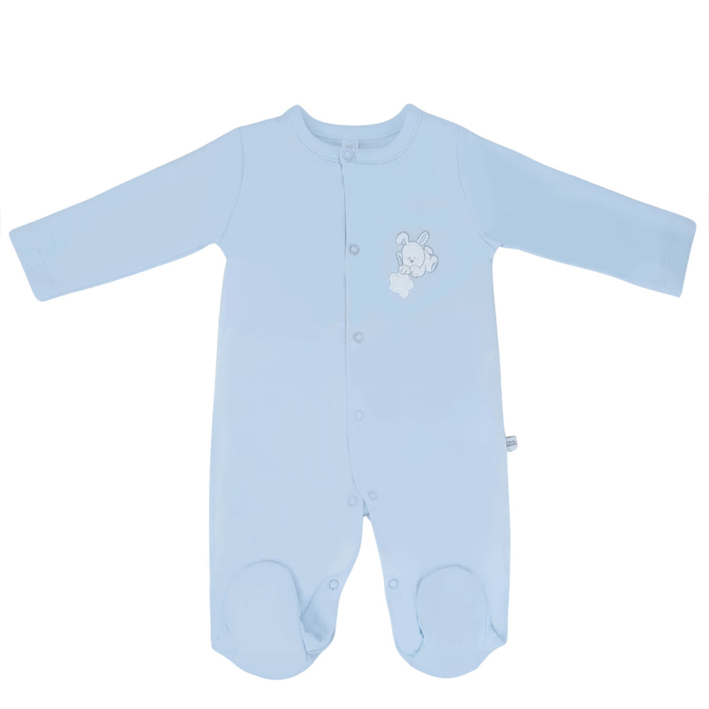 Enterizo Bebé Algodon Celeste - T0402