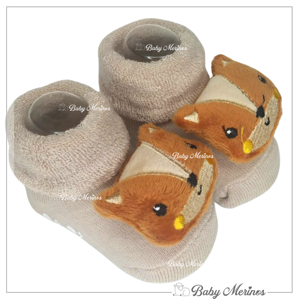 Medias Sonajeras - Zorrito - Marron