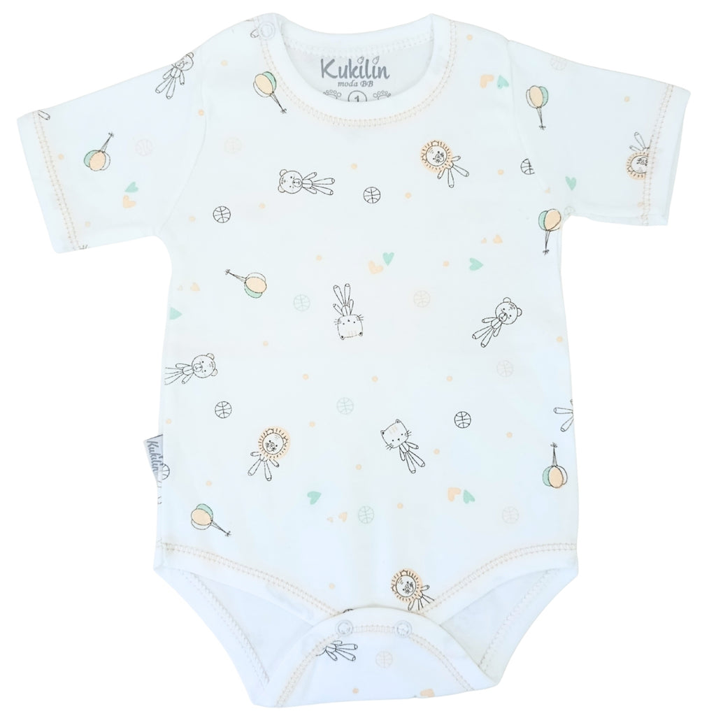 Pack de 2 Bodys de Bebé Manga Corta - N15
