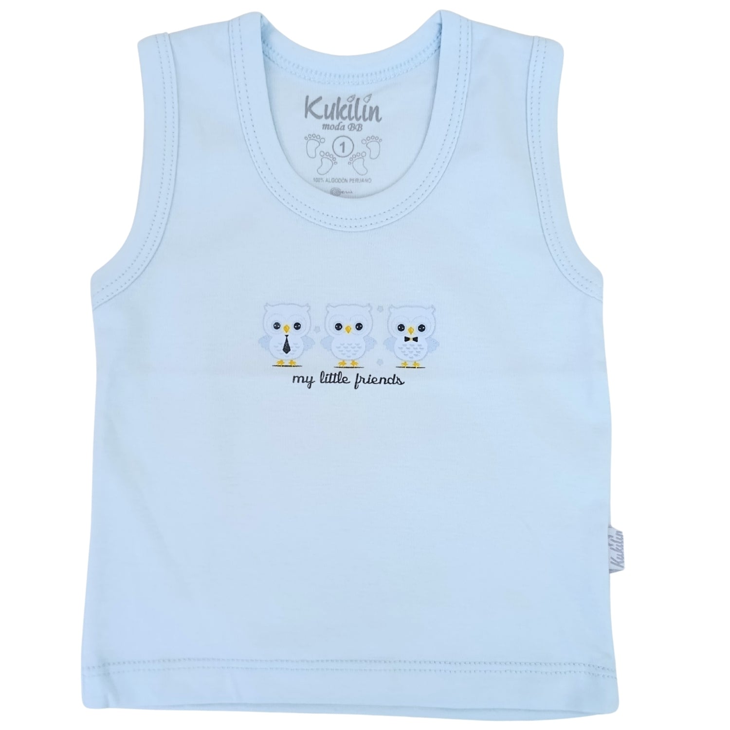 Polo Sin Mangas Bividí de Bebe - N103
