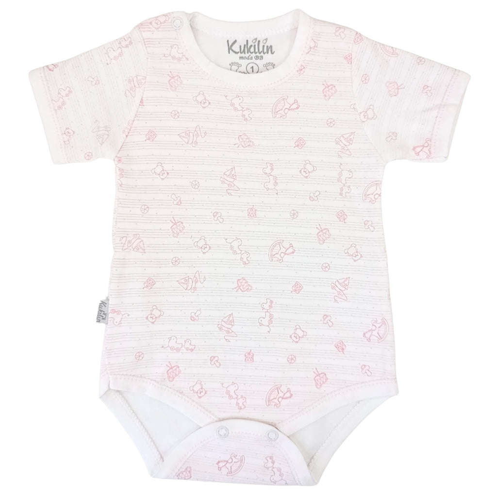 Pack de 2 Bodys de Bebé Manga Corta - N15