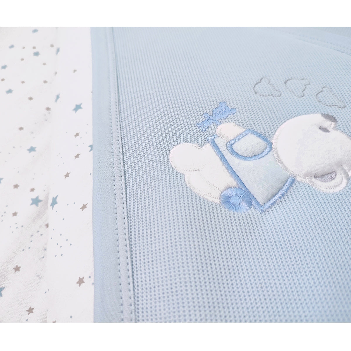 Colcha acolchada punto ingles Osito 3C