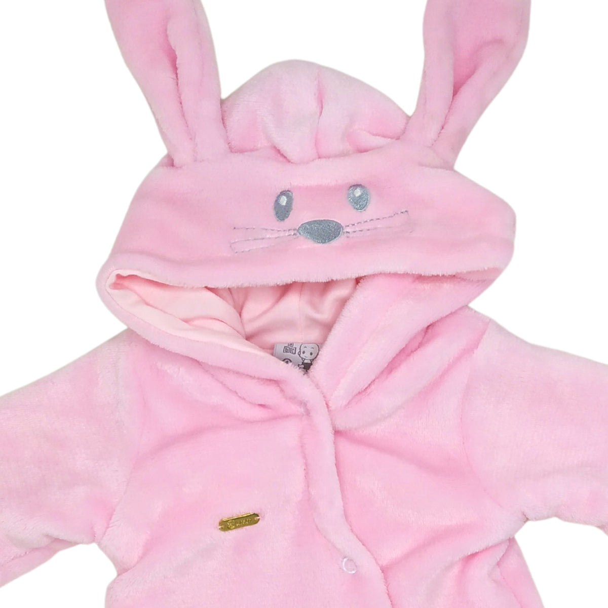 Enterizo acolchado Conejo Rosado