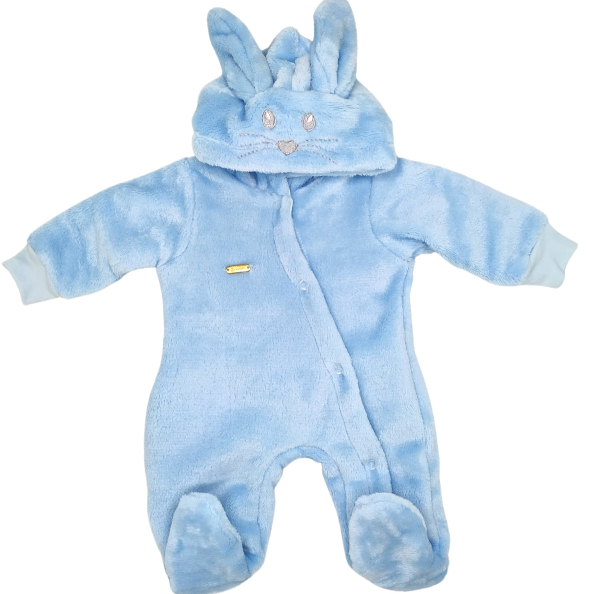 Enterizo acolchado Conejo Celeste