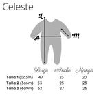 Enterizo acolchado Conejo Celeste