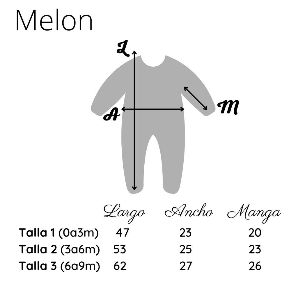 Enterizo acolchado Conejo Melon