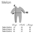 Enterizo acolchado Conejo Melon