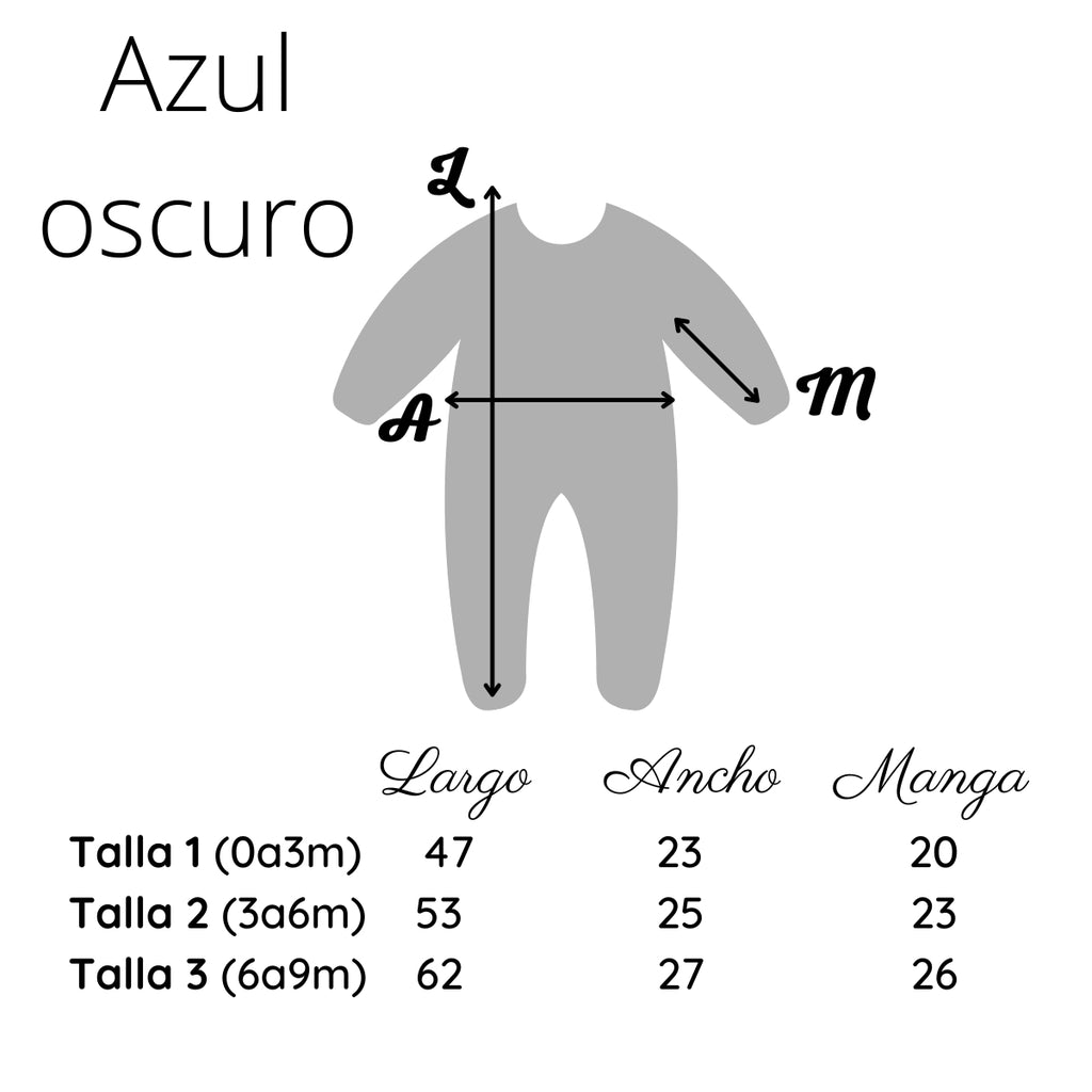 Enterizo acolchado Conejo Azul Oscuro