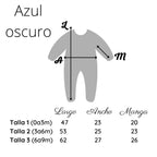 Enterizo acolchado Conejo Azul Oscuro
