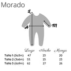 Enterizo acolchado Conejo Morado