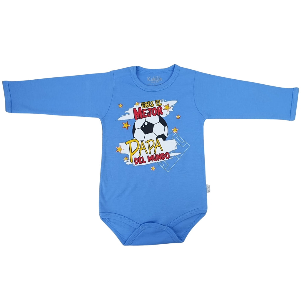 Body Bebé Manga Larga - Eres el mejor PAPA del mundo - N109
