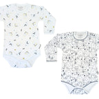 Pack de 2 Bodys de Bebé Manga Larga - P10