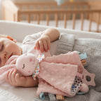 Mantita de Apego Dulce Conejito - Rosado