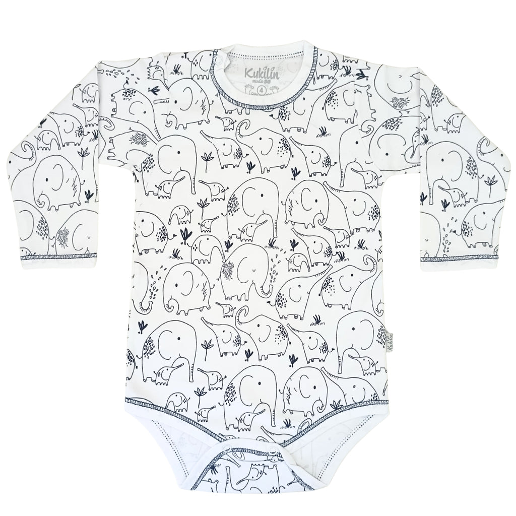 Pack de 2 Bodys de Bebé Manga Larga - P10