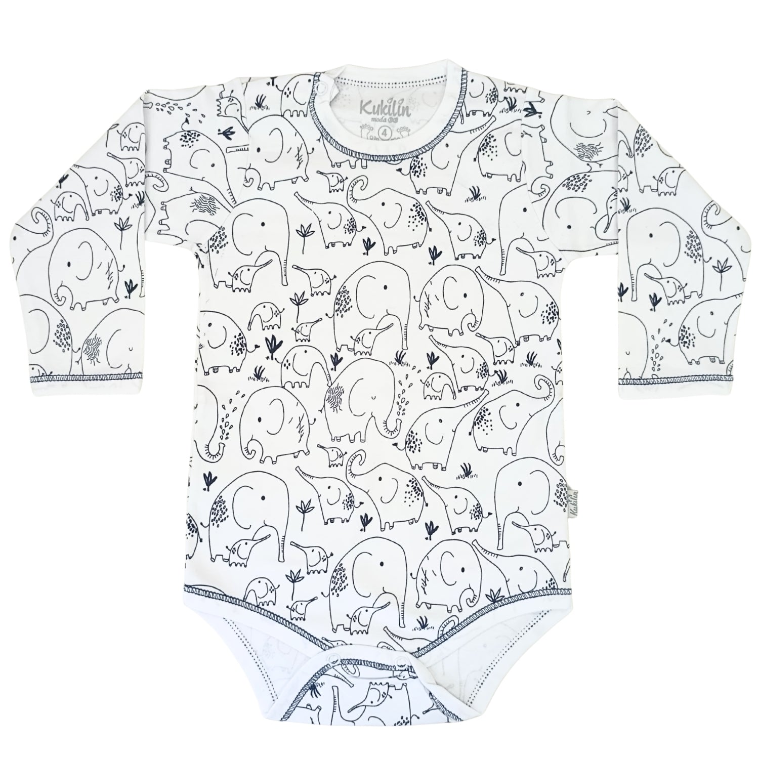 Pack de 2 Bodys de Bebé Manga Larga - P10