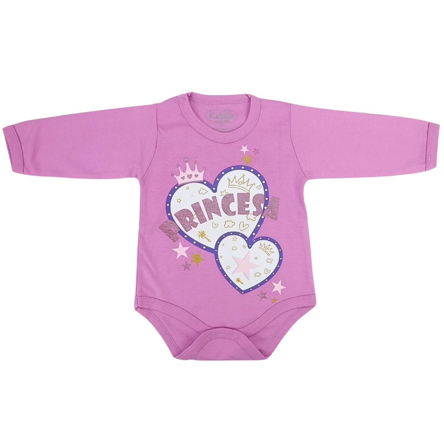Body Bebé Manga Larga - Princesa - N117