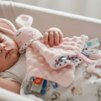 Mantita de Apego Dulce Conejito - Rosado