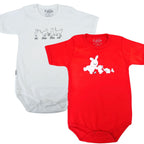 Pack de 2 Bodys de Bebé Manga Corta - N11