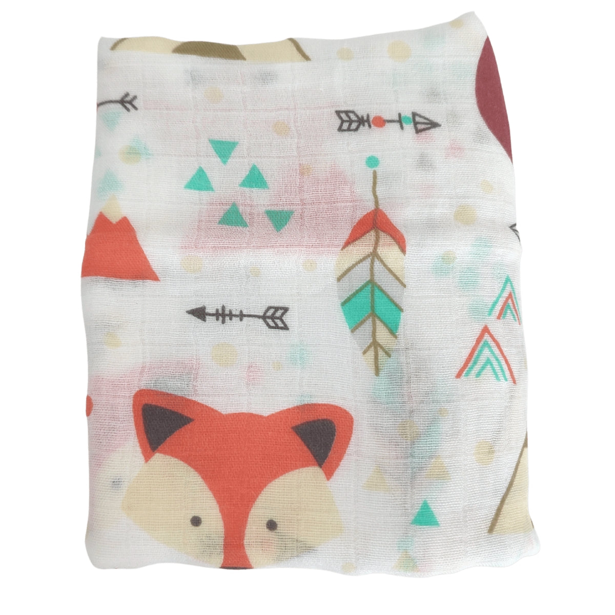 Manta Muselina Bambú - Zorrito & Oso