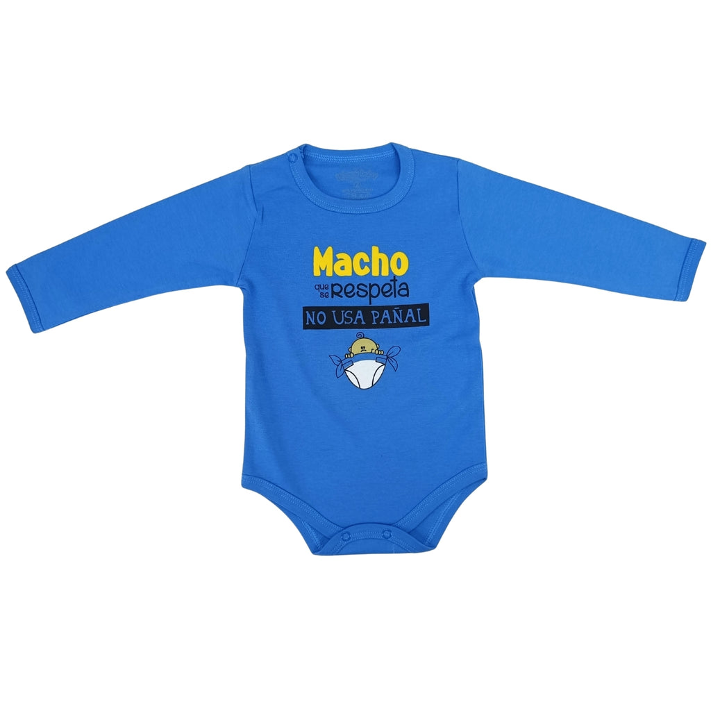 Body Bebé Manga Larga - Macho que se respeta - N123