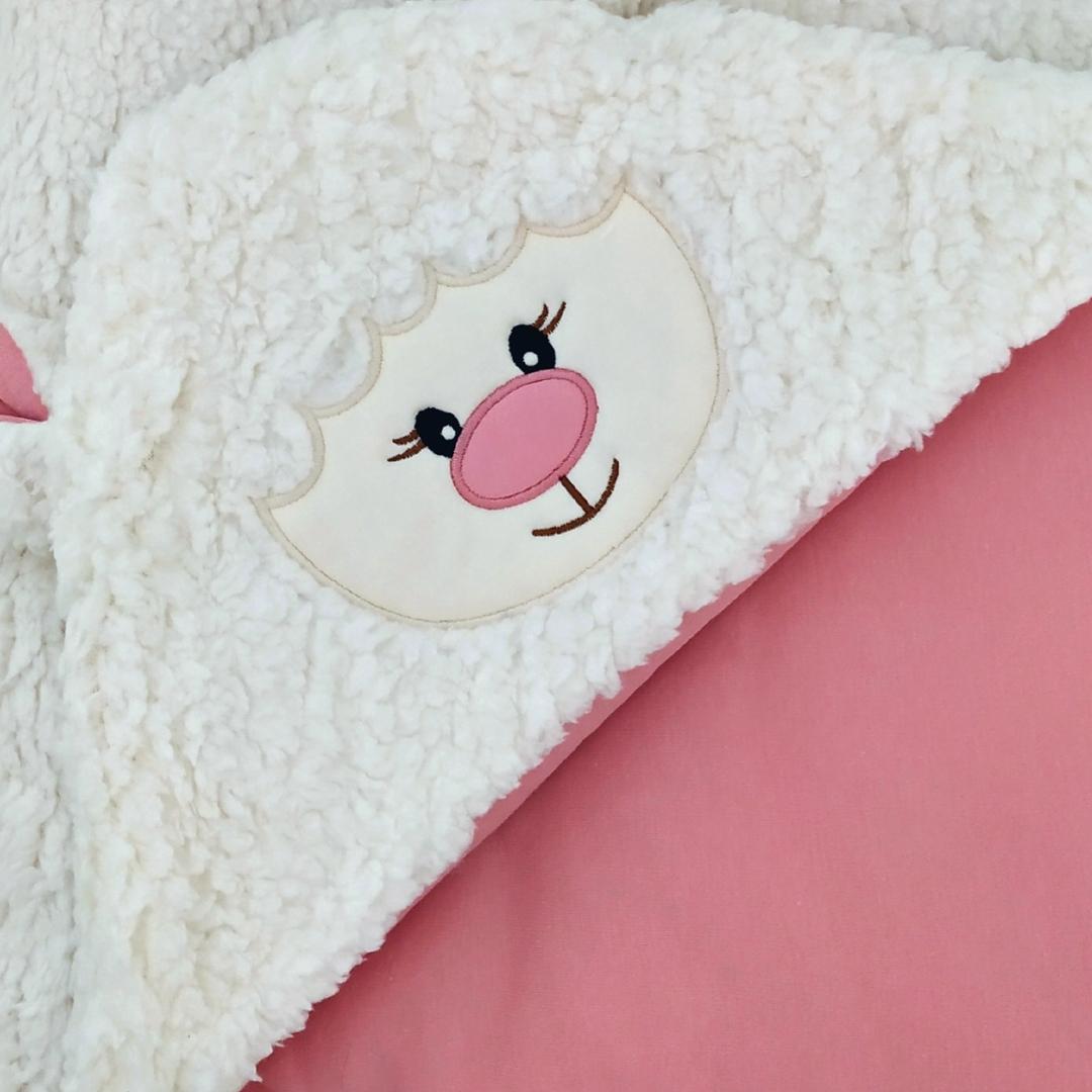 Colcha bebe Oveja - Palo Rosa