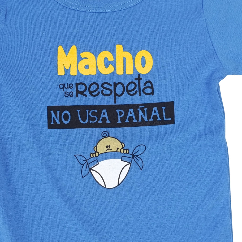 Body Bebé Manga Larga - Macho que se respeta - N123