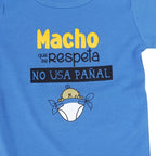 Body Bebé Manga Larga - Macho que se respeta - N123