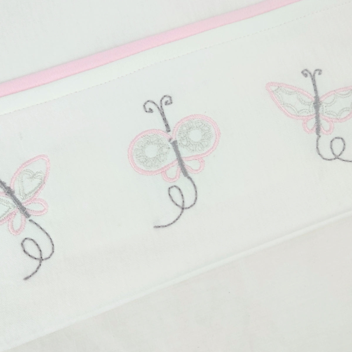 Juego de Sabanas 130 x 70 cm Niña - Mariposas - BRB