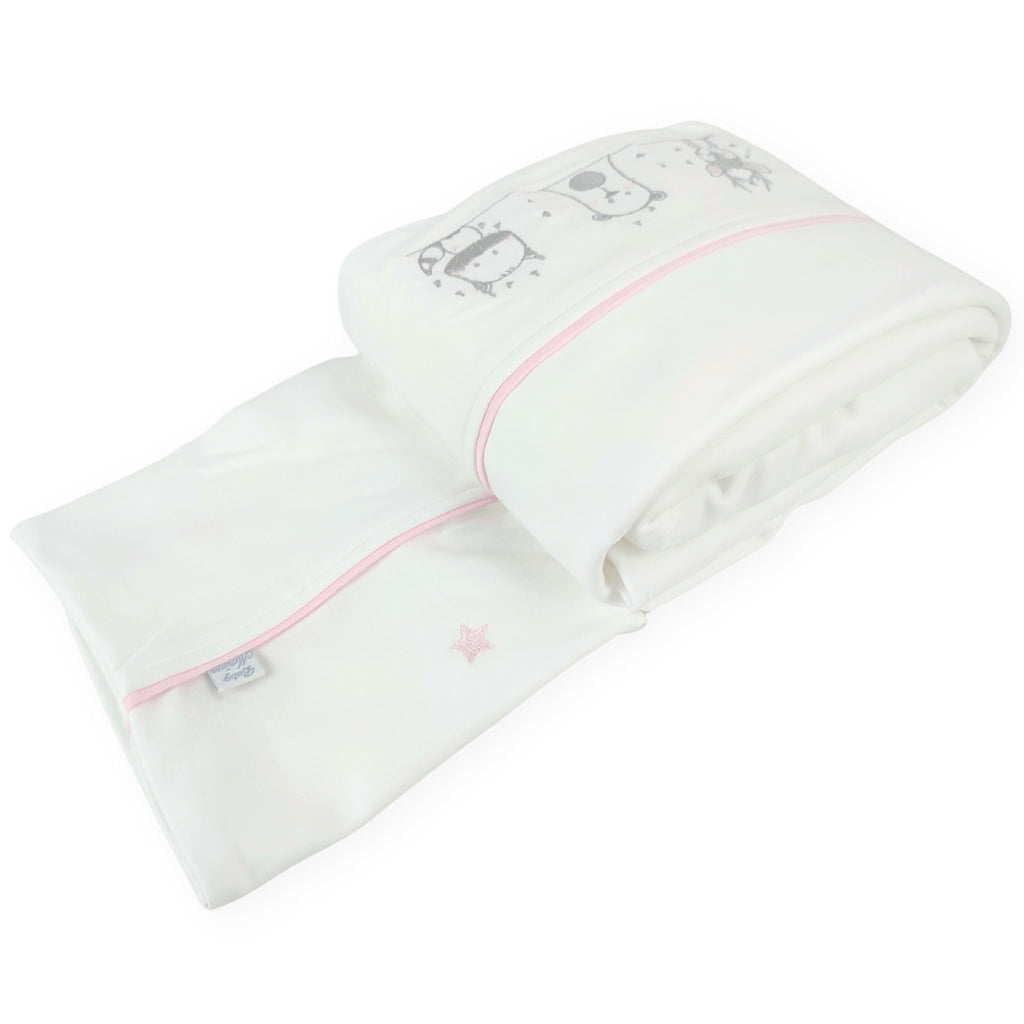 Juego de Sabanas 130 x 70 cm Niña - Amigos Invierno - BRB