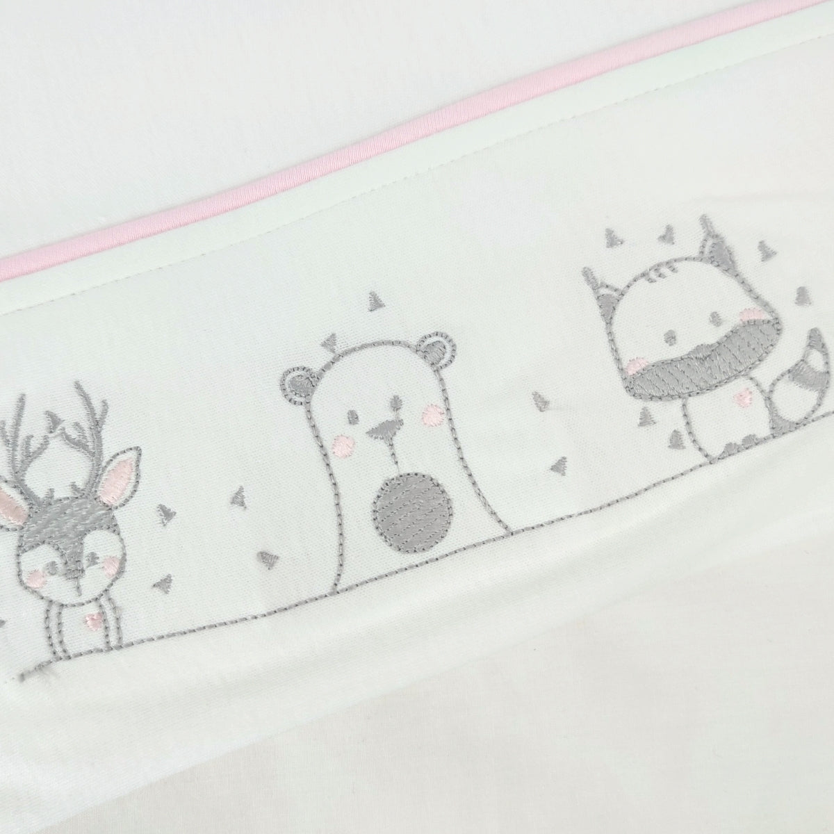 Juego de Sabanas 130 x 70 cm Niña - Amigos Invierno - BRB