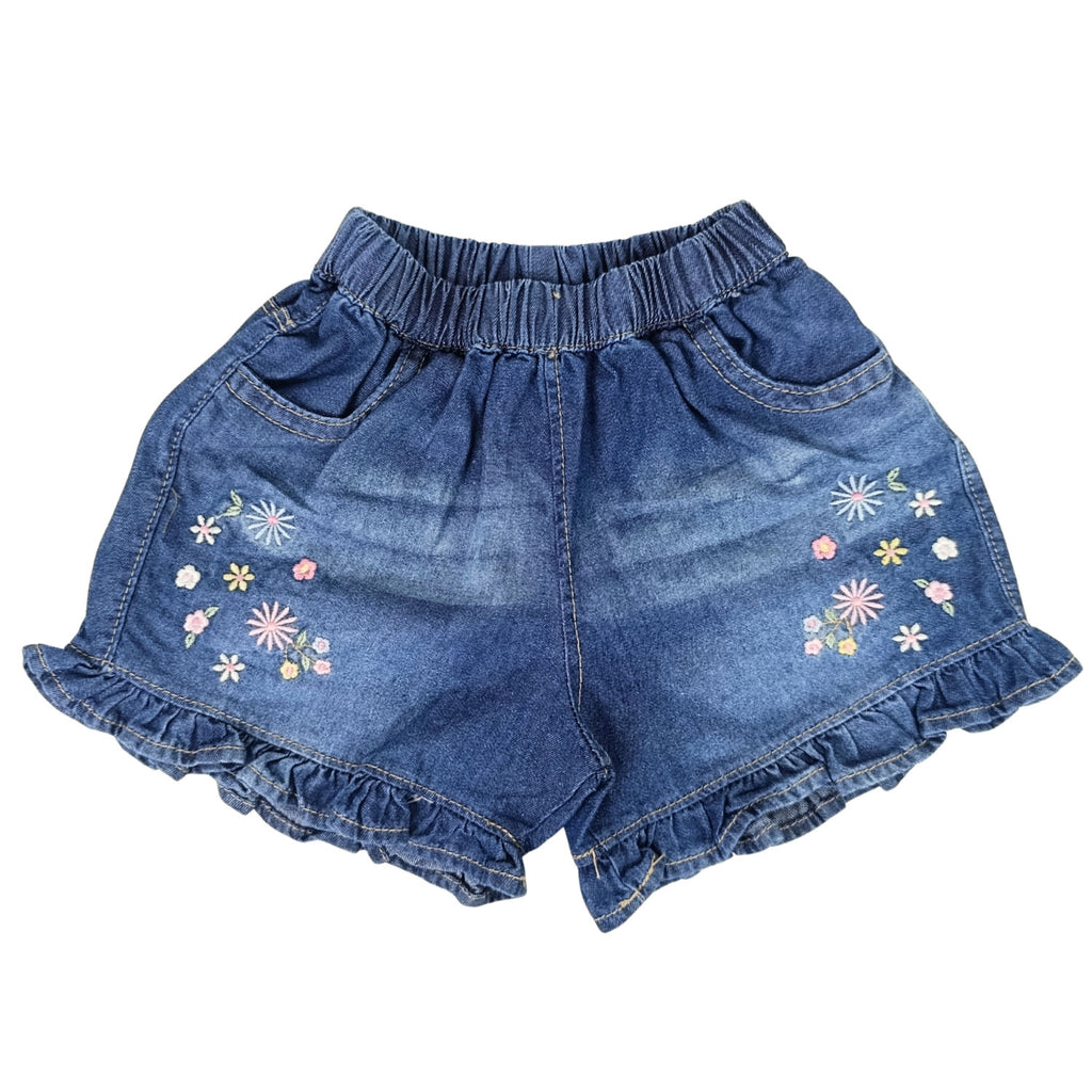 Conjunto Niña - Blusa  y Short Denim