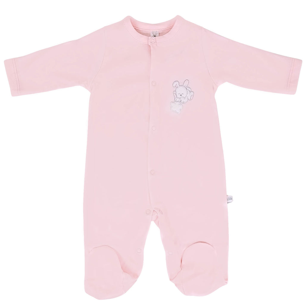 Enterizo Bebé Algodon Rosado - T0402