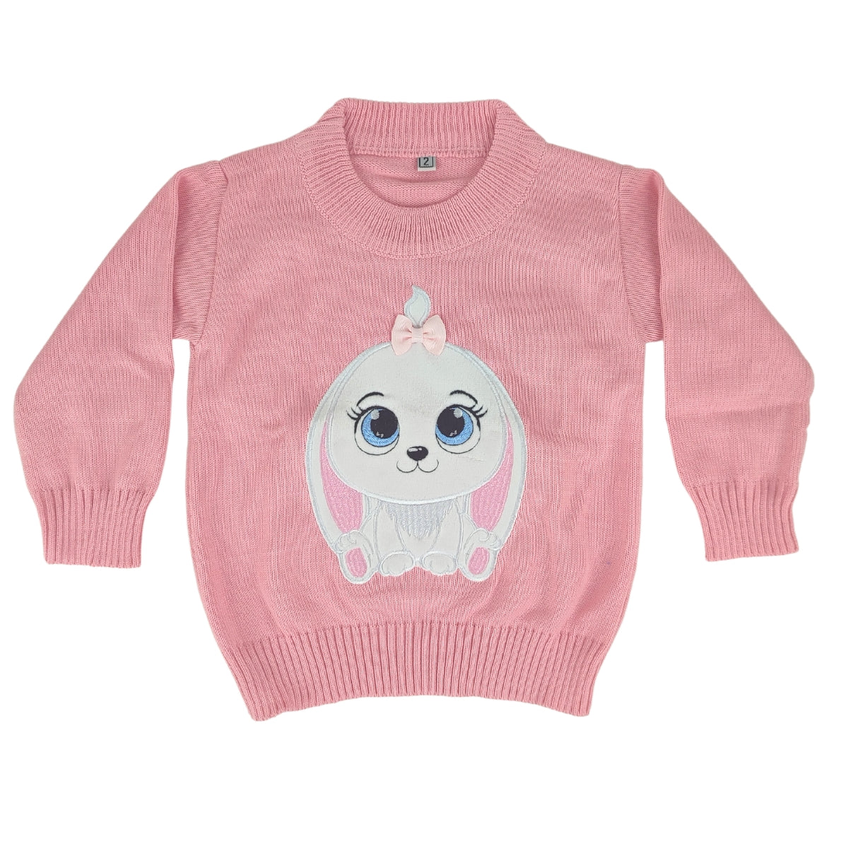 Chompa Hilo Algodon - Conejita - Rosado