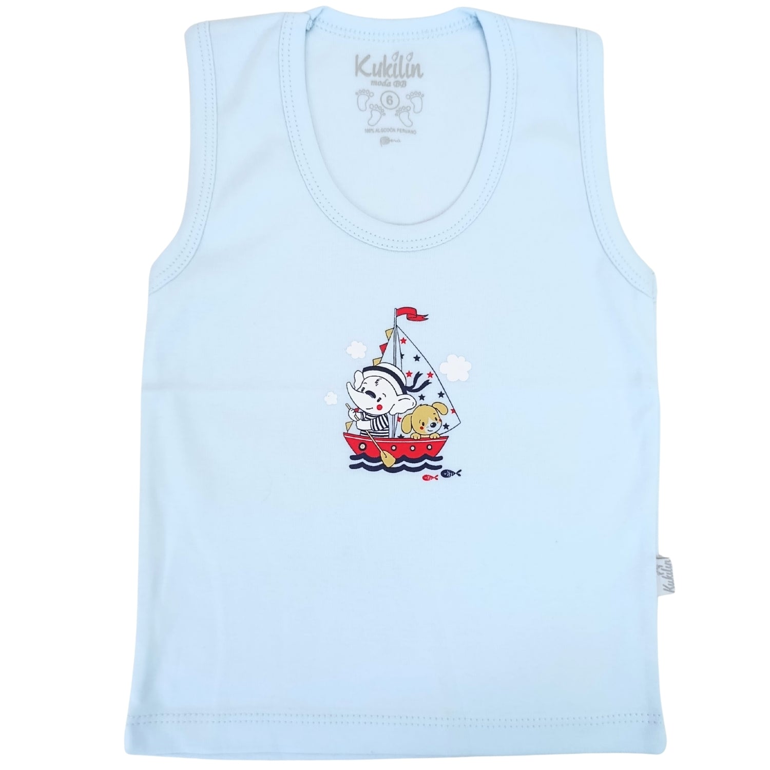 Polo Sin Mangas Bividí de Bebe - N133