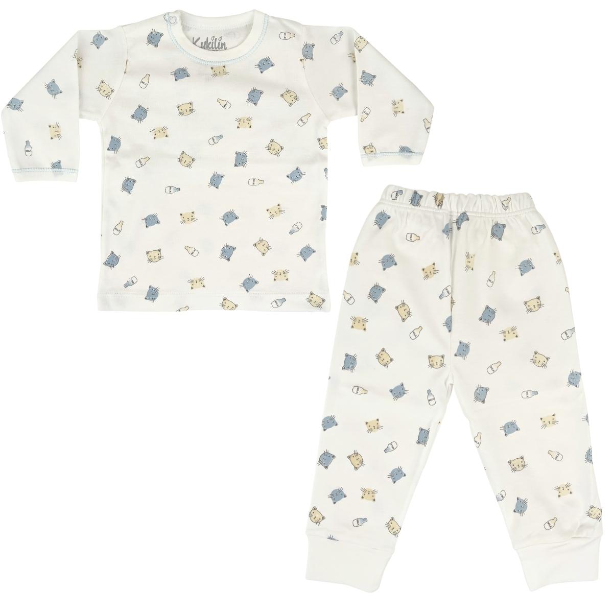 Pijama Bebe Niño - Algodon - Gatito Milk