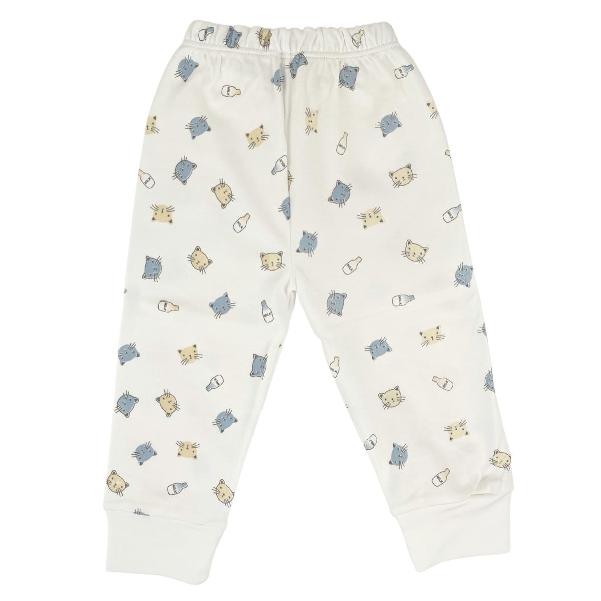 Pijama Bebe Niño - Algodon - Gatito Milk