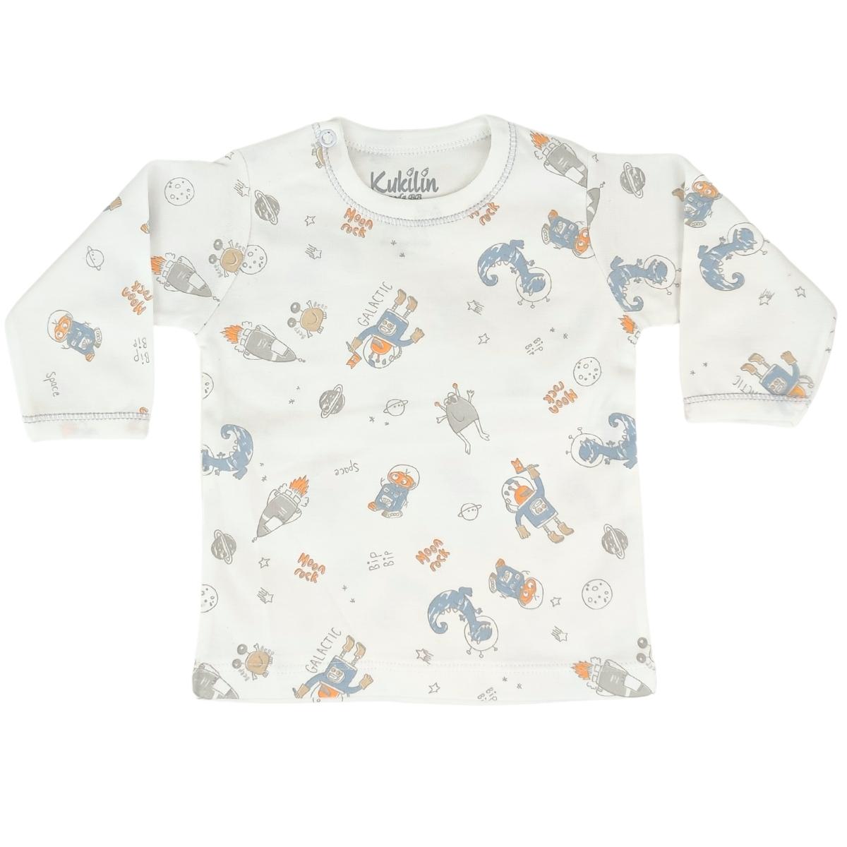 Pijama Bebe Niño - Algodon - Dino Robot
