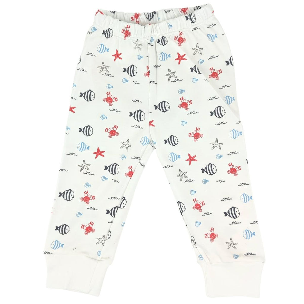 Pijama Bebe Niño - Algodon - Pez Cangrejo