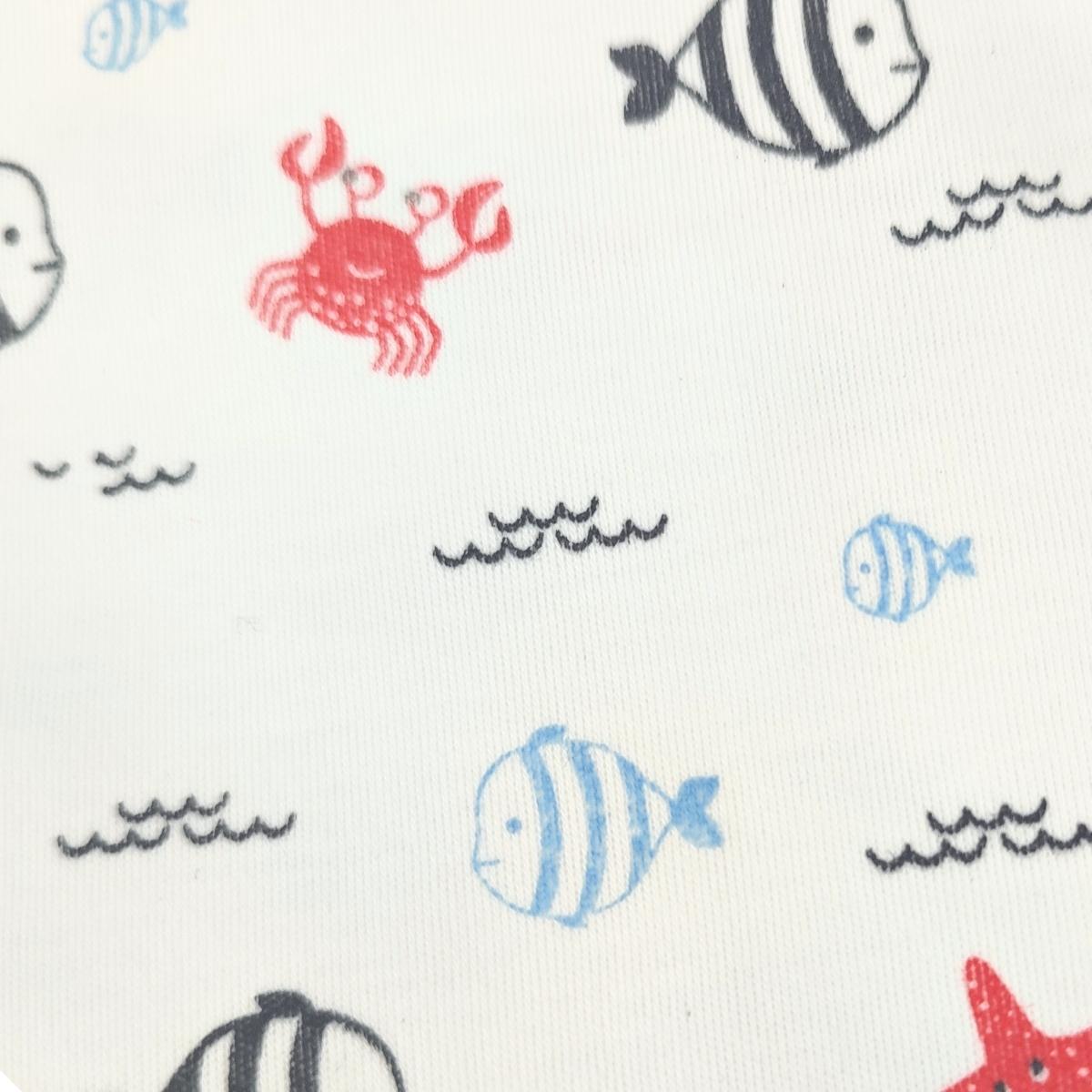 Pijama Bebe Niño - Algodon - Pez Cangrejo