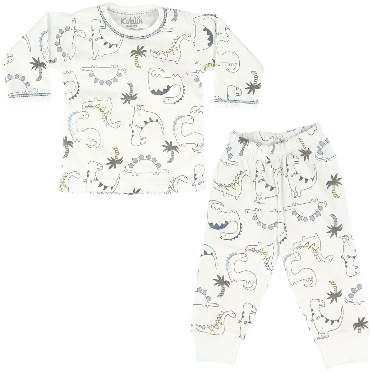 Pijama Bebe Niño - Algodon - Dinos