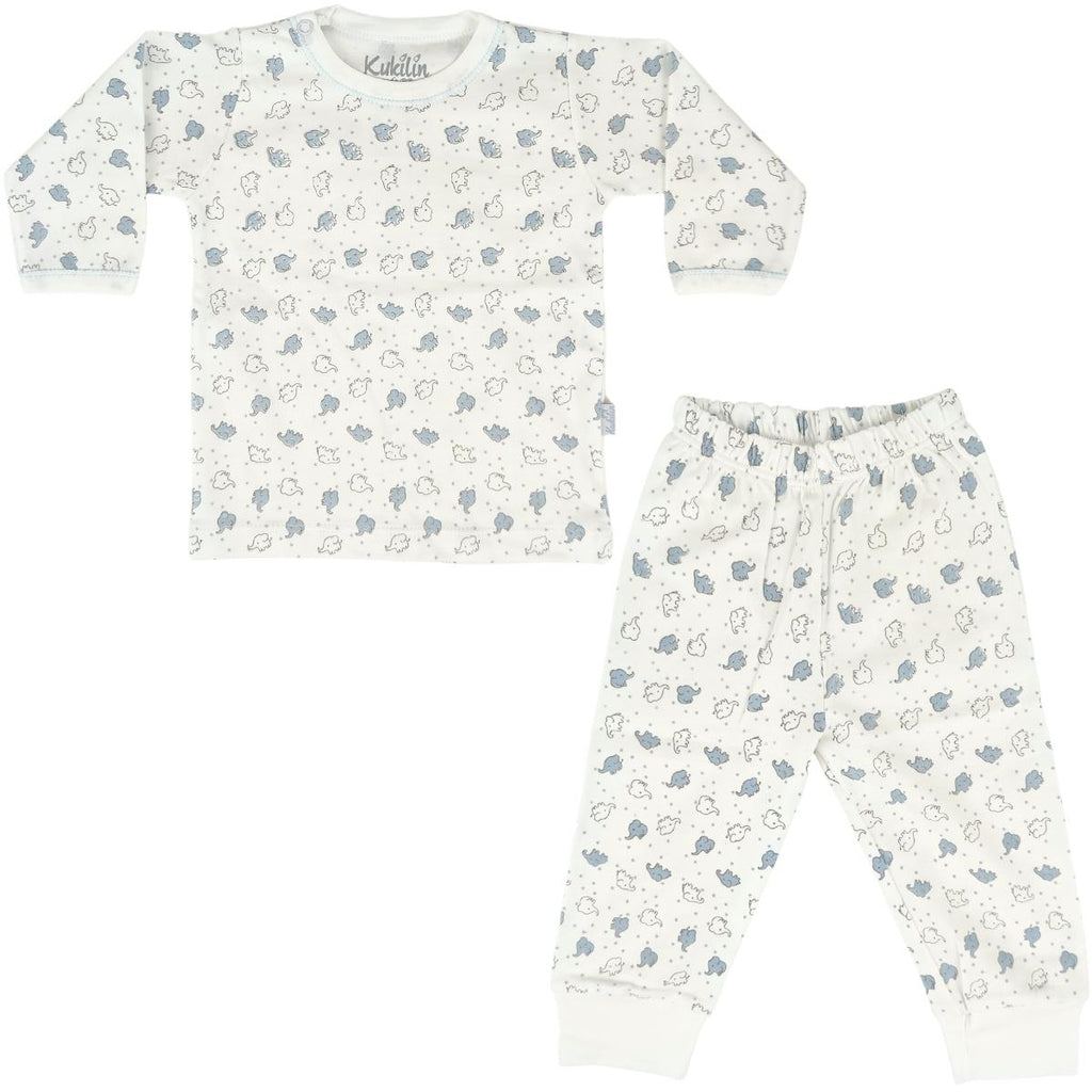 Pijama Bebe Niño - Algodon - Elefante