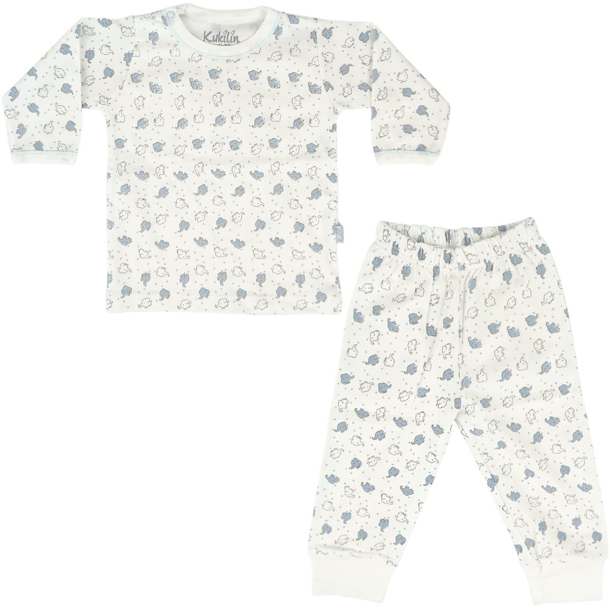 Pijama Bebe Niño - Algodon - Elefante