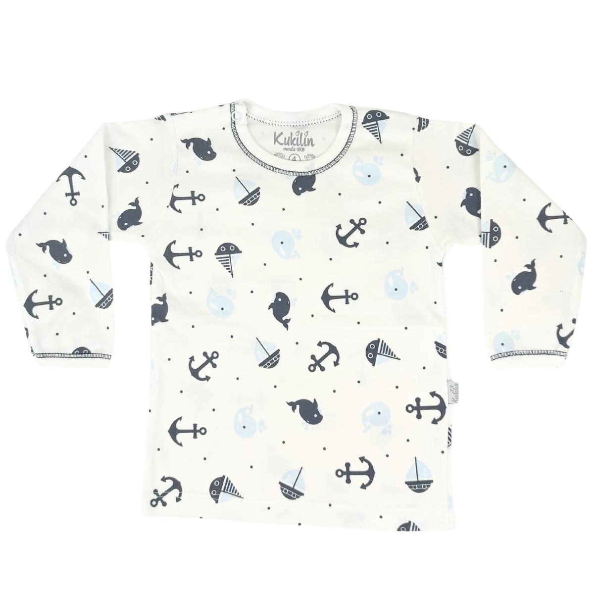 Pijama Bebe Niño - Algodon - Ballena Barco